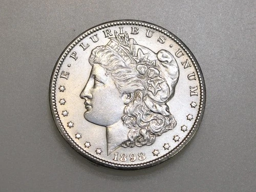 1898-S $1 MORGAN SILVER ONE DOLLAR CH/GEM BU