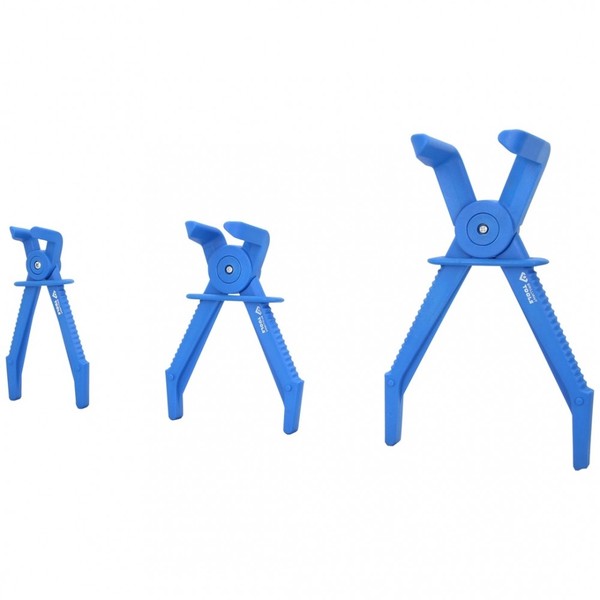 Brilliant Tools Schlauch-Abklemm-Zangen-Satz, 90° Abgewinkelt, 3-Tlg.-image