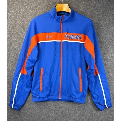 Florida Gators Nike Elite Dri Fit Jacket Warmup Blu Stormfit Football Basketball