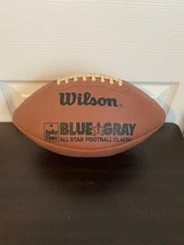 Vintage Wilson Duke Football Blue Gray All Star Football Classic