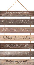 Christian Wall Decor-Bible Verse Religious Prayers Art,Suitable for Living Rooms