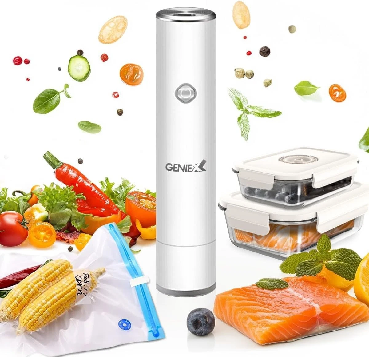 Handheld Vacuum Sealer for Food Storage | Compact, Wireless, Rechargeable (Seale