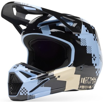 Fox Racing V1 Digi Image MX Offroad Helm Light Slate