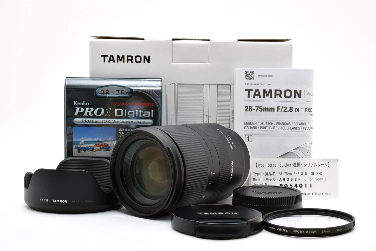 Tamron 28-75mm Camera Lenses for Sony for sale | eBay