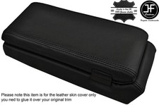 Schwarze Nähte Armlehne & Aufbewahrungsbox Lederbezüge Für Porsche 924 944 83-85