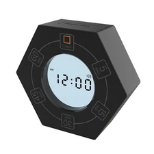 Home & Office Timer with Clock, 5,15, 30, 45, 60 Minute Preset Countdown Time...