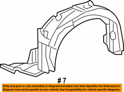 53805-53020 Toyota Liner, front fender, rh 5380553020, New Genuine