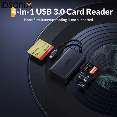 USB 3.0 SD Kartenleser USBA/C Speicher SDHC SDXC MMC Micro SD Adapter High Speed