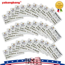 Dental Ortho Metal Brackets Braces Mini/Standard Roth/MBT.022 Hook 345/Arch Wire