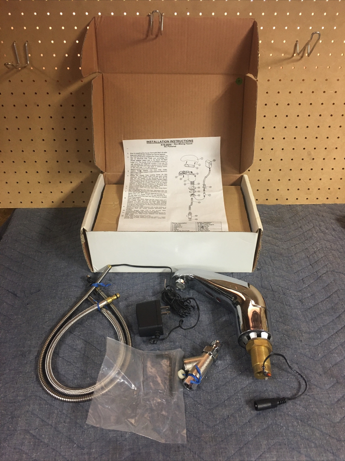 Component Hardware Group Ac Power Touchless Faucet K16-9000 Encore Electronics