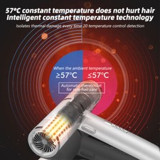 2500W Professional Hair Dryer Blower Negative Ionic Blow Fan Styler Hair Dryer 10