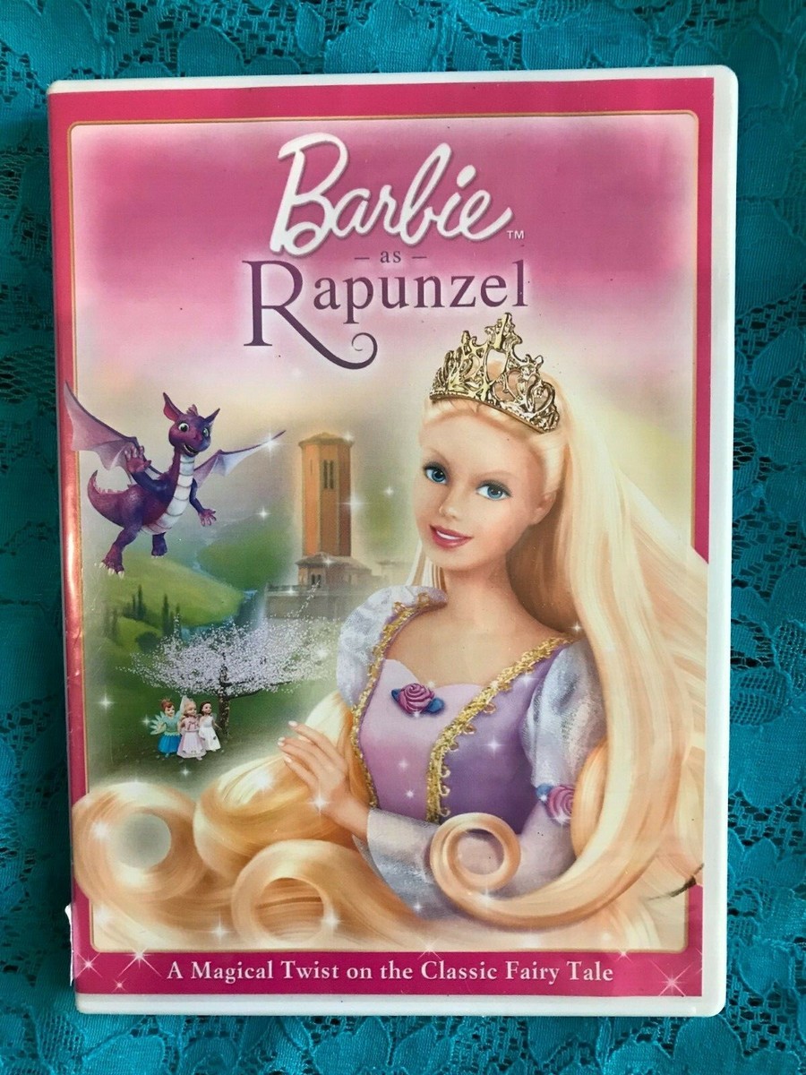 BARBIE AS RAPUNZEL ~ DVD, 2010 ~ MAGICAL TWIST TO CLASSIC TALE