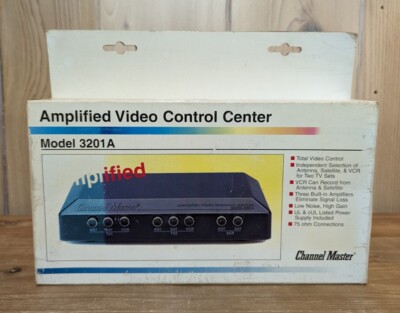 Channel Master 3201A Amplified Video Control Center Total Control Video NOS