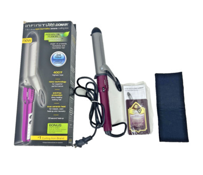 Conair Infiniti Pro Nano Curling Iron Model CD411FPX  1  1/4'' Ceramic Tourmaline