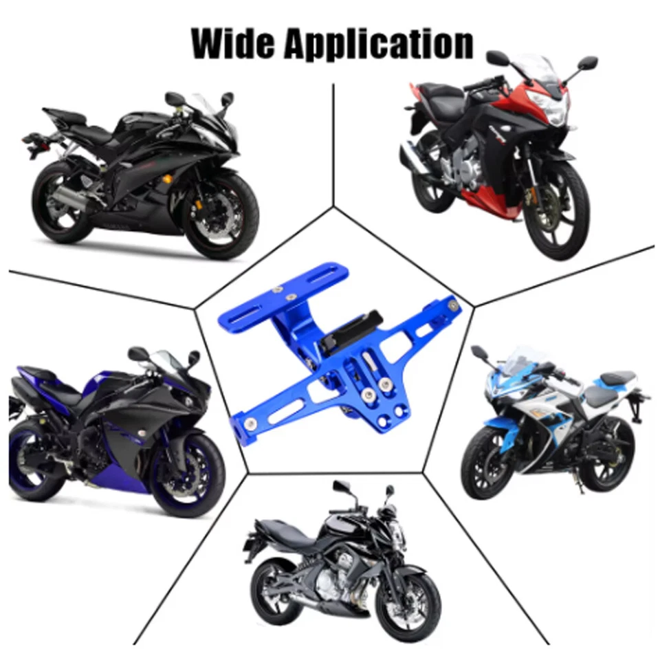 Soporte de matrícula CNC para motocicleta con luz trasera para Ducati 1098 1098R 1098S Foto 4 de 4