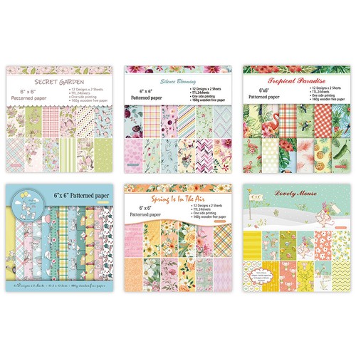 12Pcs Rice Paper Floral Decoupage Scrapbook Craft Background Card Sheet DIY - Picture 2 of 17
