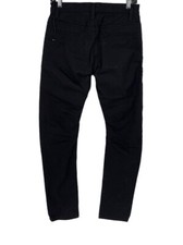 SLIM Skinny Black Mens Pants Size 30 NEW Button Fly Cotton