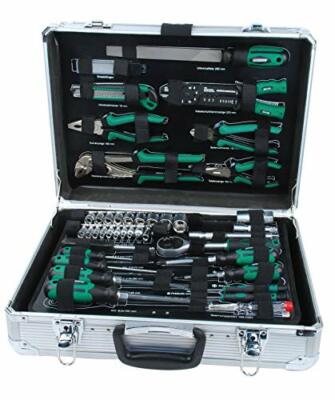 Brüder Mannesmann M29075 Alu-Werkzeugkoffer bestückt, 108-tlg