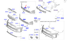 KIA PRO CEE´D CD MK3 Kühlergrill vorne mittig für Stoßstange 86561J7910 NEU KIA PRO CEE´D CD MK3 Kühlergrill vorne mittig für Stoßstange 86561J7910 NEU