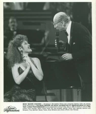 Bernadette Peters ,Sammy Cahn "The Music Makers" 1989 movie press photo MBX30
