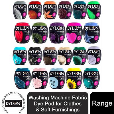 DYLON Waschmaschine Stoff Färbe Pod für Kleidung & weiche Möbel, 1 Packung à 350 g