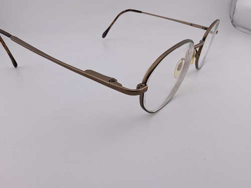 Nautica Eyeglasses, Frames Only, Italy, N7008 046, 49-21-145, Metal, Brown - Picture 6 of 14