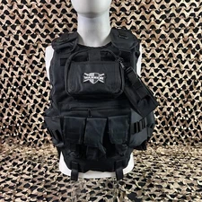 New Warrior Paintball Tactical Vest - Black