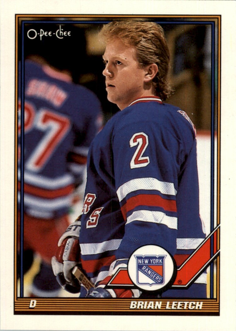 1991-92 O-Pee-Chee NHL Brian Leetch #108