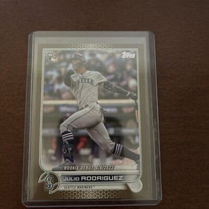 2022 Topps Update Series - Rookie Debut Gold #US97 Julio Rodriguez /2022 (RC)