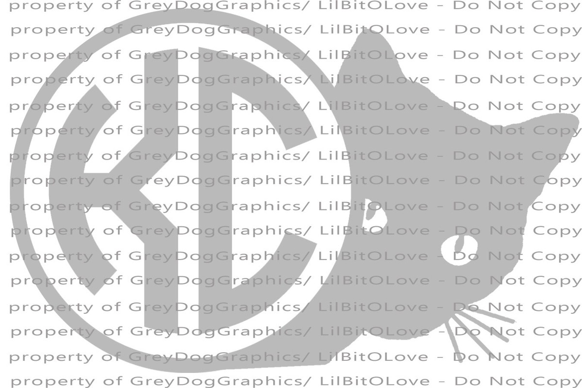 Custom Yeti Sized Peeking Cat Monogram Vinyl Decal 2 Initials Sticker  Kitten | eBay