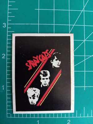 1984 HOBBY NEW MUSIC CARD POP STAR STICKER Brazil STRAY CATS 