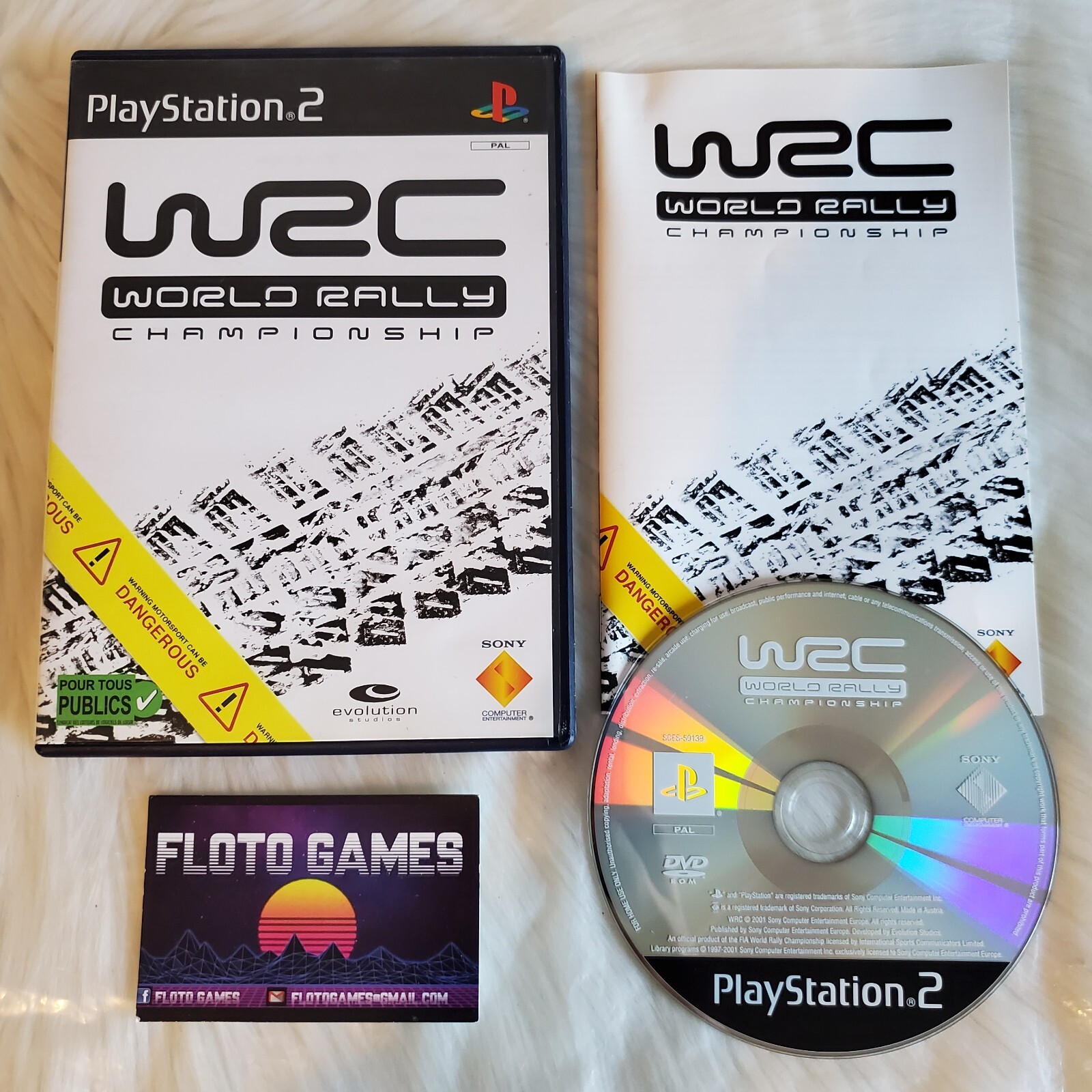 Jeu WRC 1 World Rally Championship pour PS2 Complet CIB PAL FR - Floto Games