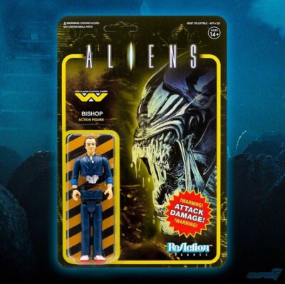 ALIENS Bishop ''Attack Damage'' ReAction Figure Limited Edition 80's SciFi Movie 