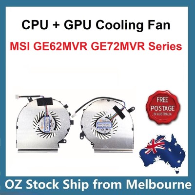 Ventola Per Notebook MSI GE62, GL62, GP62 – CPU/GPU, 4 Pin, Nuovo
