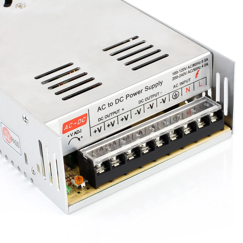 Fuente de alimentación conmutada universal CA 110-240V a DC 12V 30A 360W adaptador controlador Foto 2 de 4