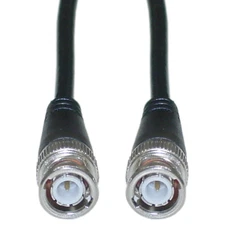 3ft BNC RG58/AU Coaxial Cable Black BNC Male Copper Stranded Center 10X1-01103