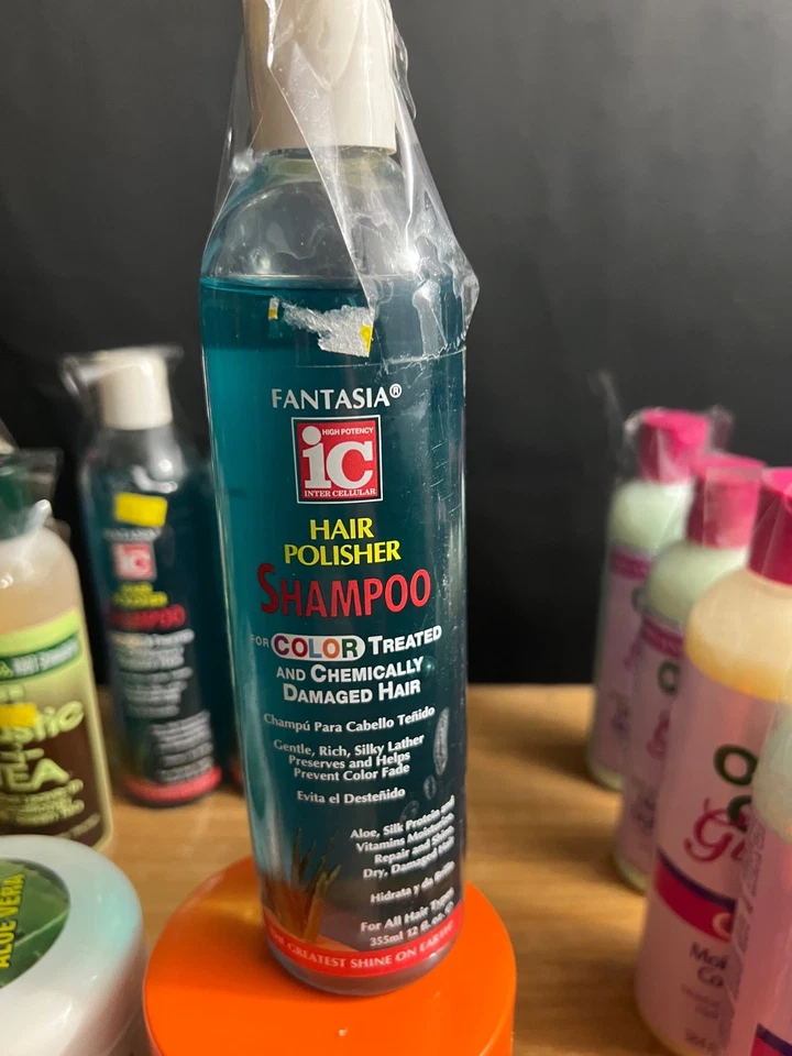 lot of 16 HAIR CARE ITEMS Shampoo/OLIVE OIL CONDITIONER ORS,FANTASIA PURE ALOE++ - Image 3 of 4