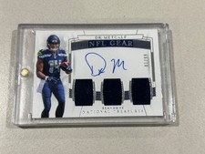 2019 Panini National Treasures Trios DK Metcalf 1/99