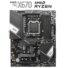 MSI PRO X670-P WIFI DDR5 AM5 ATX AMD Motherboard (Board & I/O Shield Only)