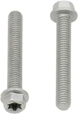 Bolt Motorcycle Hardware Torx Hex Head Flange Bolts M6 x 40mm 10-Pack