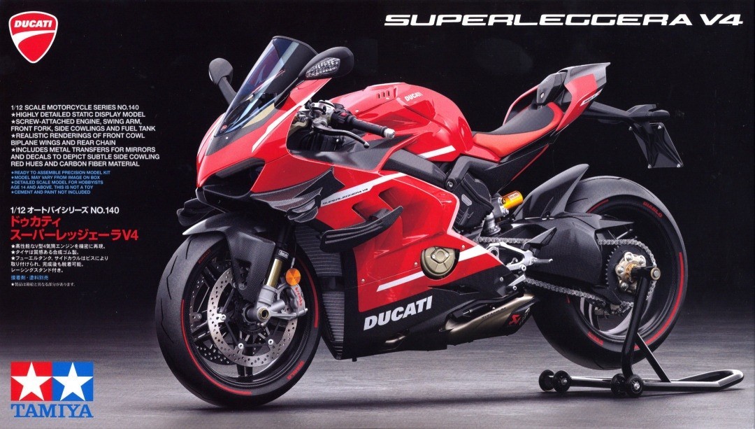 Tamiya 14140 1:12th scale Ducati Superleggera V4