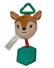 Reindeer Christmas Teether Infant Baby Toy - Massages Gums NEW