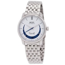 Mido Baroncelli Smiling Moon Automatic White Dial Ladies Watch M0272071101001