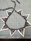 Quilted Small Pennant Garland, Bunting, Farmhouse, Shabby Chic, Handmade — photo 4