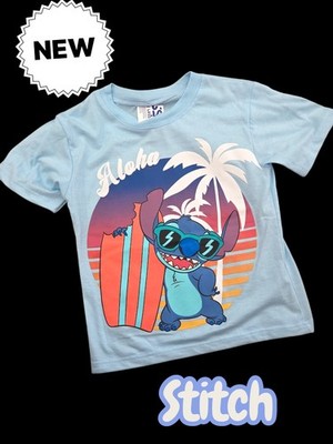 New Disney Stitch Aloha t-shirt Girls size 5-6