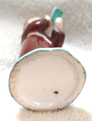Vintage Hand Painted Ceramic Monk A30 | eBay