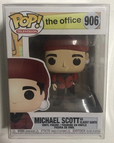 New Funko Pop TV The Office Michael Scott (Classy Santa) Vinyl Figure #906 *MIB*