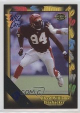 1991 Wild Card 5 Stripe Alfred Williams #84 Rookie RC 0a3. rookie card picture