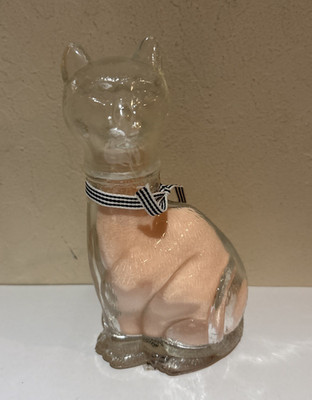 Vintage Wild Things Bath Indulgences in Cat Bottle with Lid sealed Bath Salts
