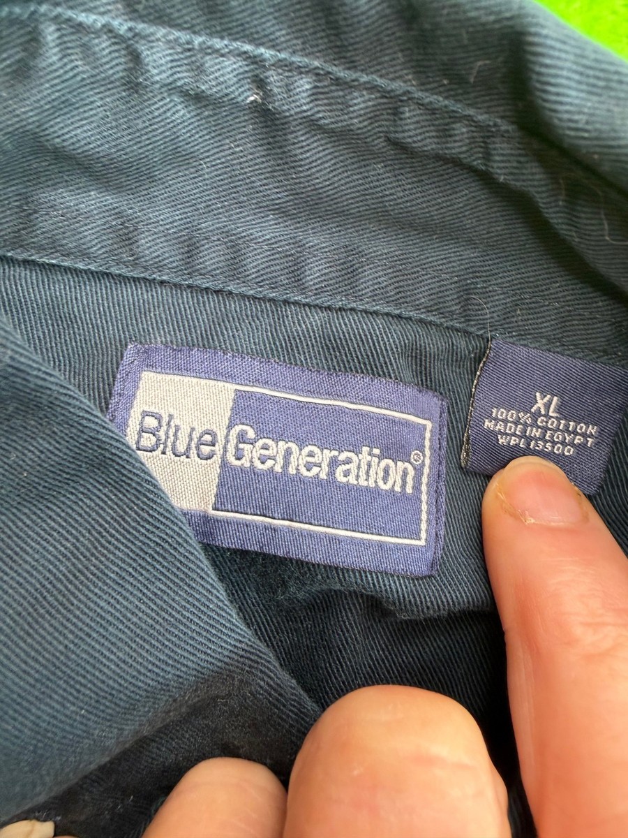 Blue Generation Anadarko Oilfield Work Shirt Sz XL Independence Project View 3